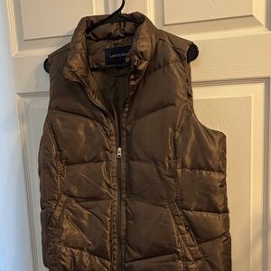 Lands' End Bronze Puffer Vest
